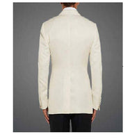 Men's James Bond Outfit Dinner Two Piece Ivory