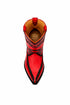 Men's King Exotic Genuine Sharkskin Boots 3x Toe Burnished Red (495v20912)