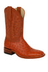 Men's Los Altos Ostrich Skin Wide Square Toe Boots - B