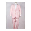 Men's Two Button Pinstripe Pink Single Breasted Blazer
