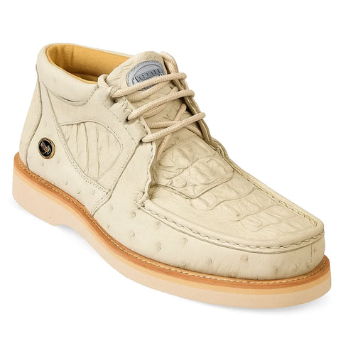 Men's Wild West Boots Caiman and Ostrich Skin Shoe 2ZA050204