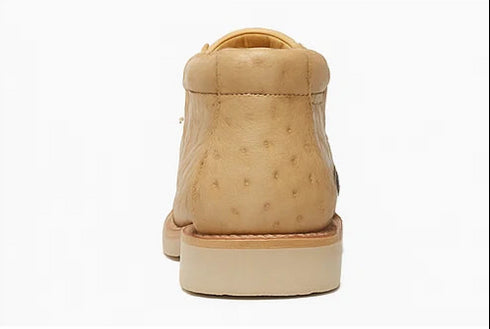 Men's Wild West Boots Caiman and Ostrich Skin Shoe 2ZA050211