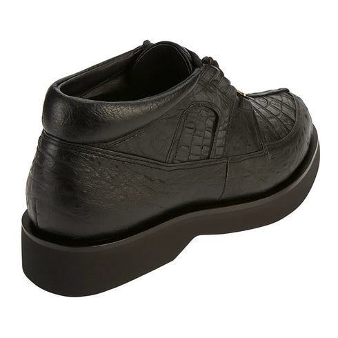 Men's Wild West Boots Caiman and Smooth Ostrich Skin Shoe 2ZA052805