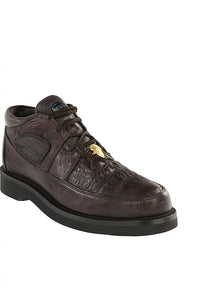 Men's Wild West Boots Caiman and Smooth Ostrich Skin Shoe 2ZA052818