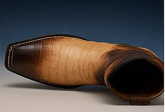 Men's Wild West Caiman Belly Square Toe Boot 2768215