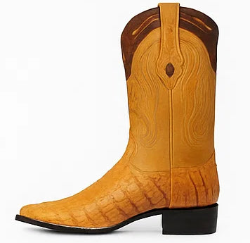 Men's Wild West Caiman Tail Skin 3X Toe Boots 29501-C