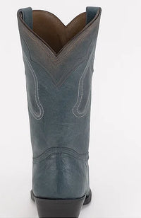 Men's Wild West Ostrich Leg Skin J Toe Boots 29905