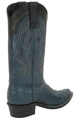 Men's Wild West Ostrich Skin 3X Toe Boots 29503-B