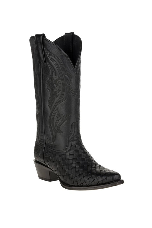 Men's Wild West Ostrich Skin J Toe Boots 29903-A