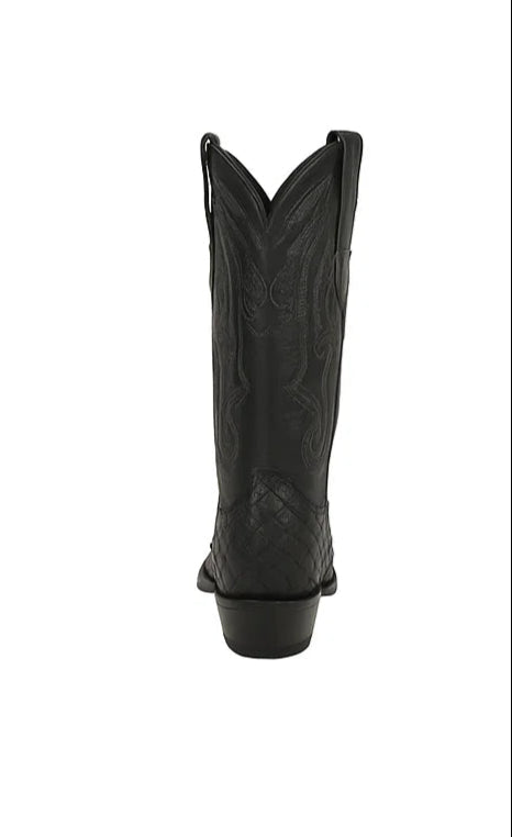 Men's Wild West Ostrich Skin J Toe Boots 29903-A