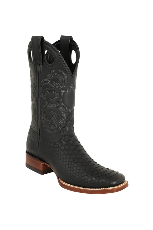 Men's Wild West Python Skin Rodeo Toe Boot 2818G5705