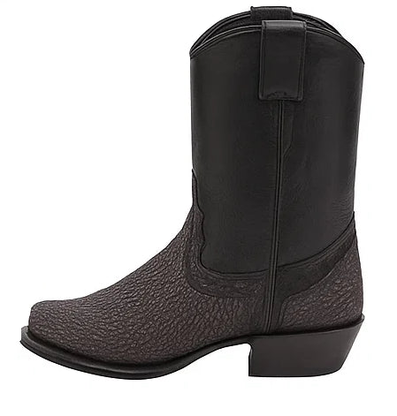 Men's Wild West Shark Skin Dubai Toe Short Boots 279B09