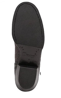 Men's Wild West Shark Skin Dubai Toe Short Boots 279B09