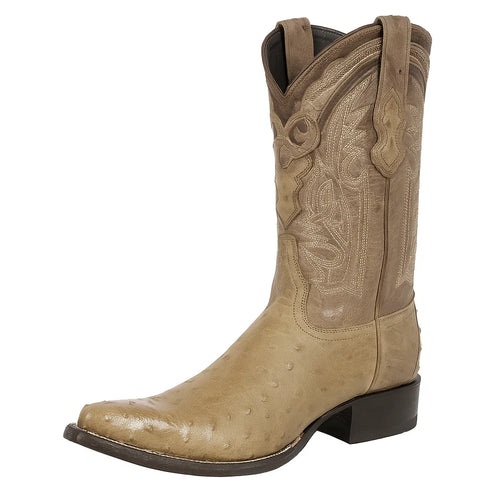 Men's Wild West Smooth Ostrich Skin 3X Toe Boots 29504-B