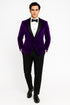 Men's Cheap Priced Big And Tall Purple Blazers Velvet - Mens Big and Tall Sport Coat - Sport Jacket