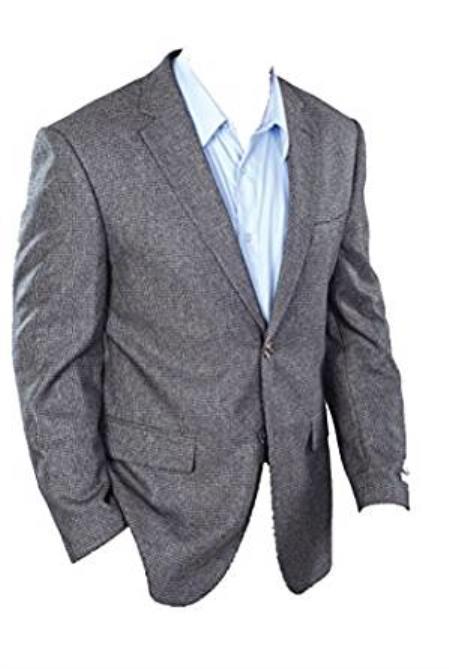 Men's Checked Grey Sporty Jacket main image 0