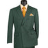Mens Hunter Green Pinstripe Double-Breasted Suit – Bold 6-Button Vintage Gangster Style 1920s Look