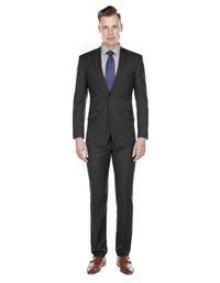 Mens Slim Modern Suit Charcoal Grey