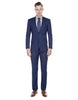Mens Slim Modern Suit Indigo Blue