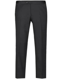 Black Tuxedo - Mens Wedding Suit - Solid Pattern Black Prom Suit