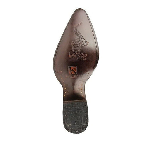 Mens King Exotic Caiman Hornback Cowboy Boots Natural (4980249)