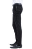 Mens Zegarie Brand Men's Modern Fit Flat Front Tuxedo Separates Pants in Black