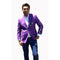 Mens 2 Button Sport Coat / Dinner Jacket Cheap Unique Purple