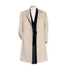 Mens Alberto Nardoni Off White Wool Overcoat / Topcoat