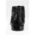 Mens Belvedere Stefano Patchwork Crocodile Dress Boot in Black
