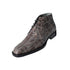 Mens Belvedere Stefano Patchwork Crocodile Dress Boot in Grey
