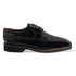 Mens Belvedere Tyson Genuine Ostrich & Calf Skin Dress Shoe in Black