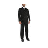 Mens Black 6 Buttons Style Double Breasted Jacket & Pants