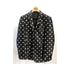 Mens Black Dot Pattern Casual Dress