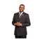 Mens Black Double Breasted 2 Button Notch Lapel Suit