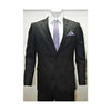 Mens Black Linen Two Button Single Breasted Sportcoat