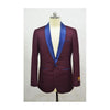 Mens Blazer Burgundy Navy Tuxedo Dinner Jacket