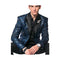 Mens Blue Jacket Tuxedo Blazer peak lapel Sport coat