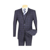 Mens Charcoal Plaid ~ Windowpane Slim Fit Blazer ~ Sport Jacket