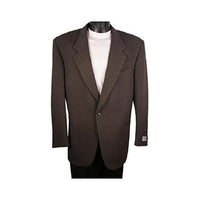 Mens Dark Olive Single Breasted Two Button Blazer