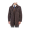 Mens Dress Coat Trench Coat Rain Coat 36 inch length Brown