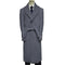 Mens Full Length Fur Collar charcoal grey Vance Wool