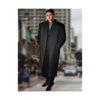 Mens Full Length Three Button Topcoat in Pure Cashmere