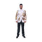 Mens Gold White Single Breasted Blazer Sport Coat