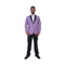 Mens Lavender Two Button Black Shawl Lapel Blazer Sport Coat