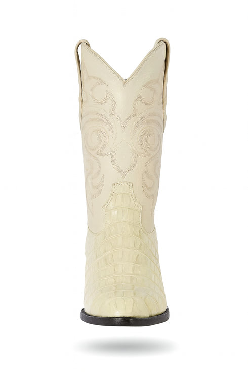 Botas de Cocodrilo - Caiman Cola Horma Puntal- A
