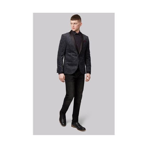 Mens Paisley Velvet Velour Shawl Lapel Sport Coat Jacket