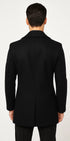 Mens Peacoat Slim Fit Wool Peacoat
