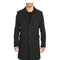 Mens Peacoat ~ Winter Big and Tall Black Coats Wool Fabric