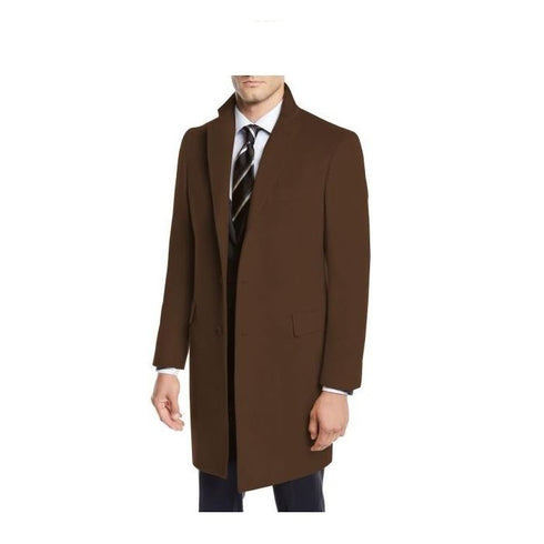 Mens Peacoat Winter Big and Tall Coats Wool 3XL 4XL 5XL 6XL