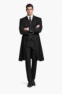 Mens Peaky Blinders Costume Thomas Shelby Pinstripe Outfit